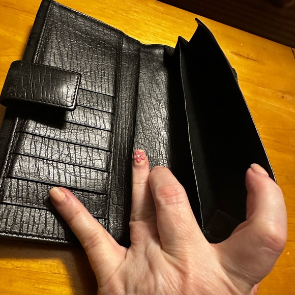 Gucci Black Canvas & Leather Wallet with Gold Horsebit Accent - Picture 9 of 9